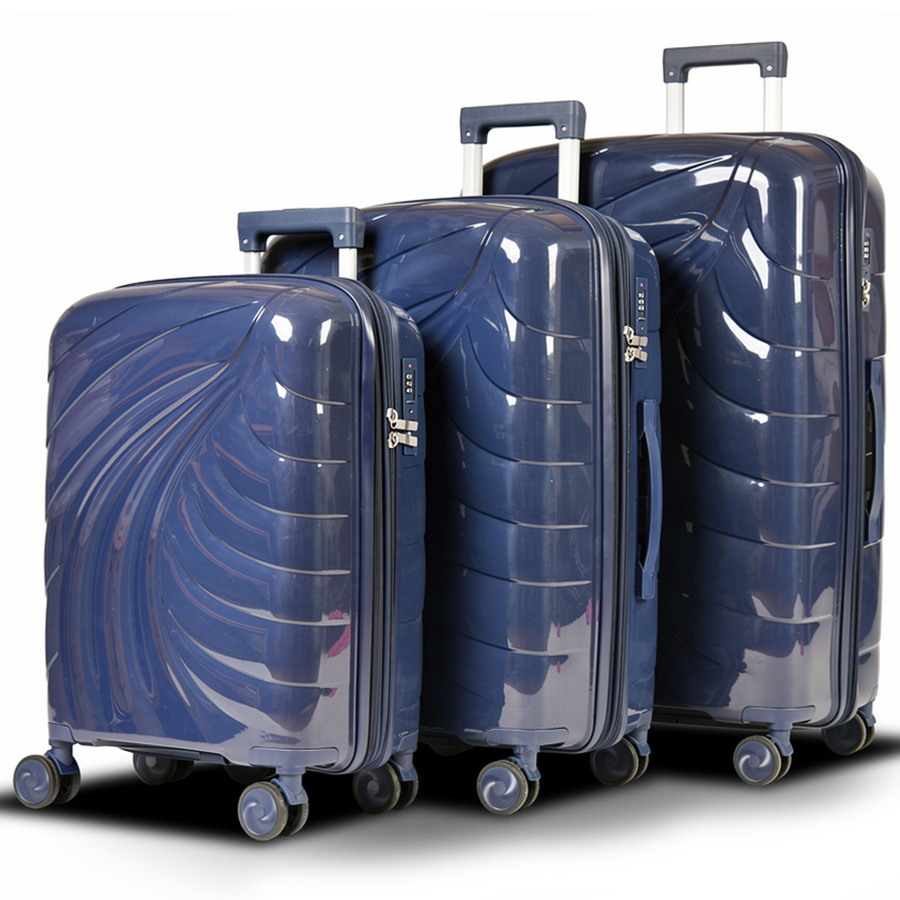 medium suitcase polypropylene tŭmno sin dark blue 0161593