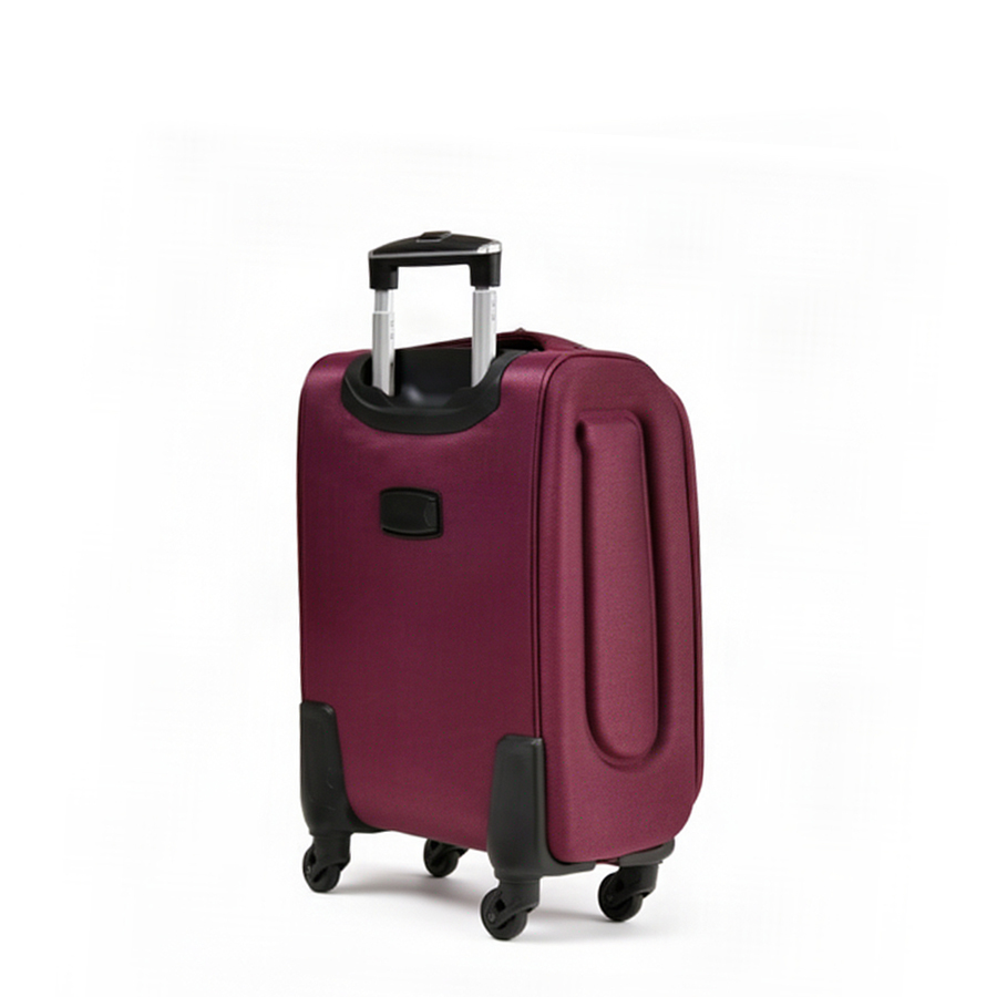 small suitcase textile bordeaux 0163720