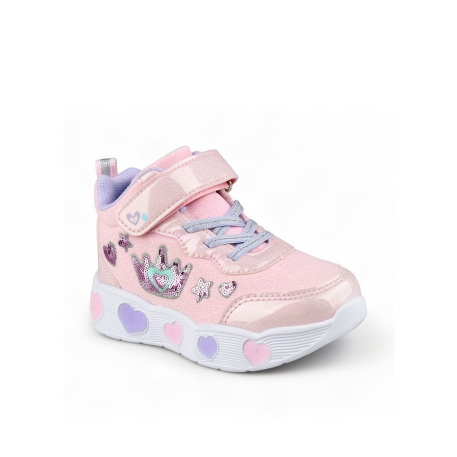 kids boots synthetic leather pink 0162285