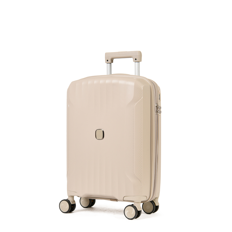 small suitcase polypropylene beige 0161421