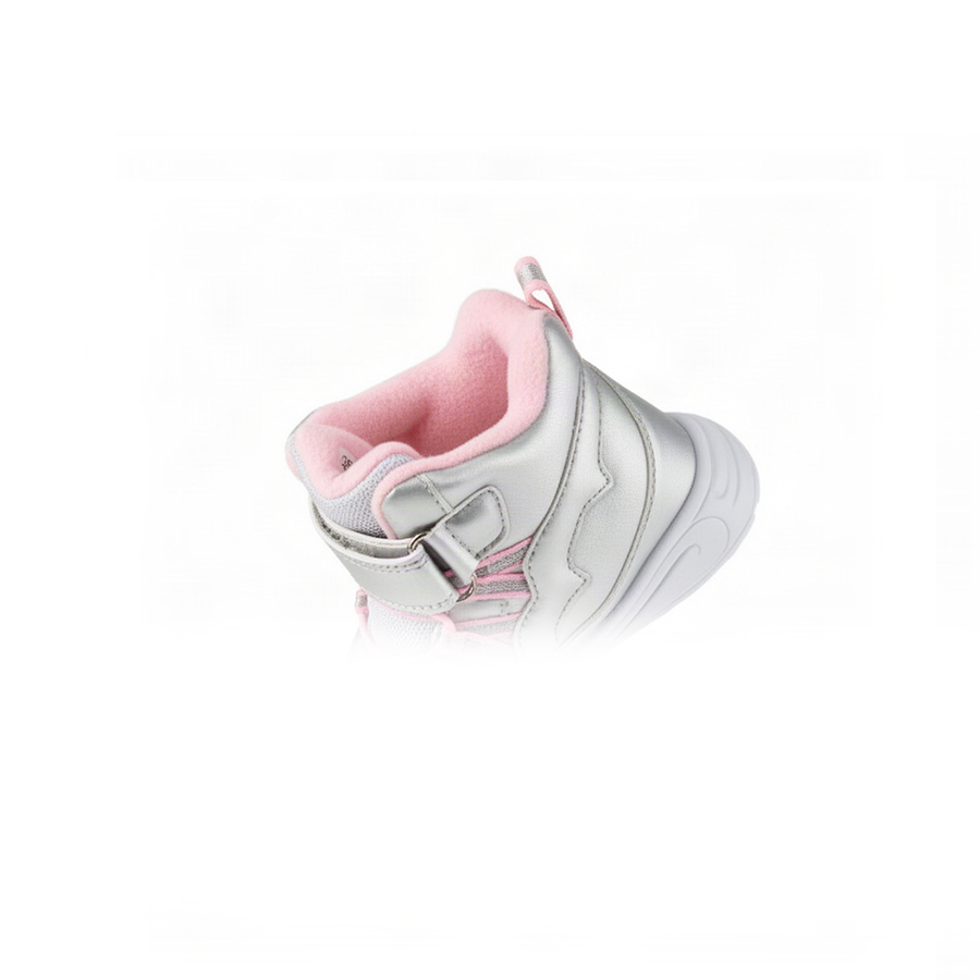kids boots synthetic leather silver 0162290