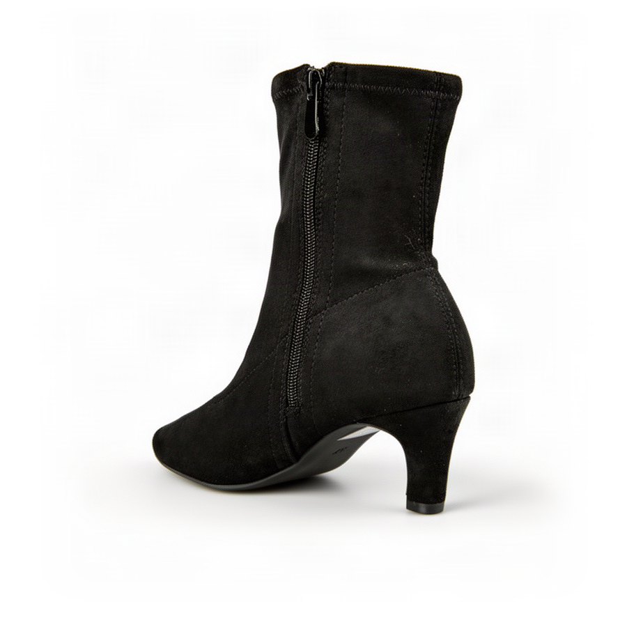 botine damă textil negru 0162824