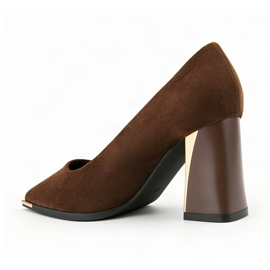 pantofi damă textil maro 0163395