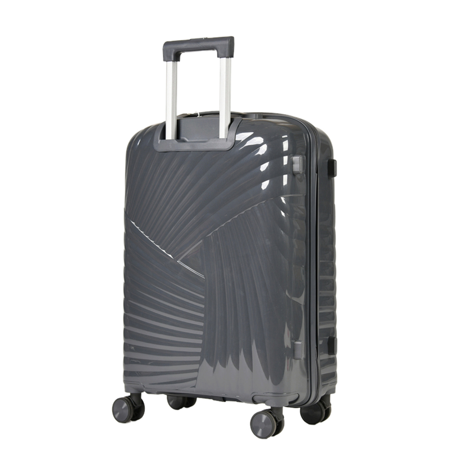 medium suitcase polypropylene dark gray 0161605