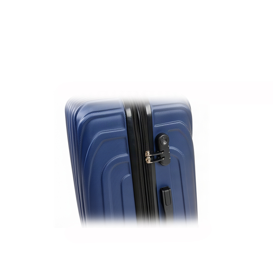 medium suitcase ABS plastic tŭmno sin dark blue 0163673