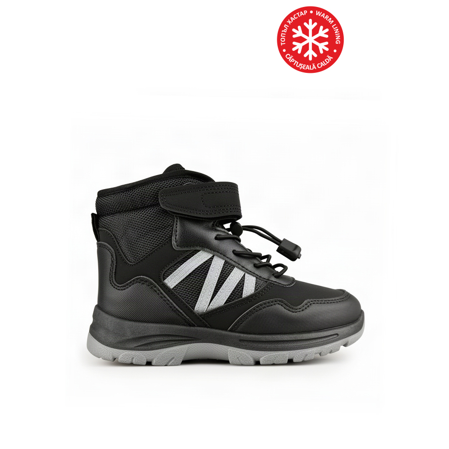 kids boots eco leather/textile black 0163392