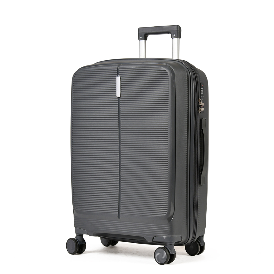 medium suitcase polypropylene dark gray 0161419