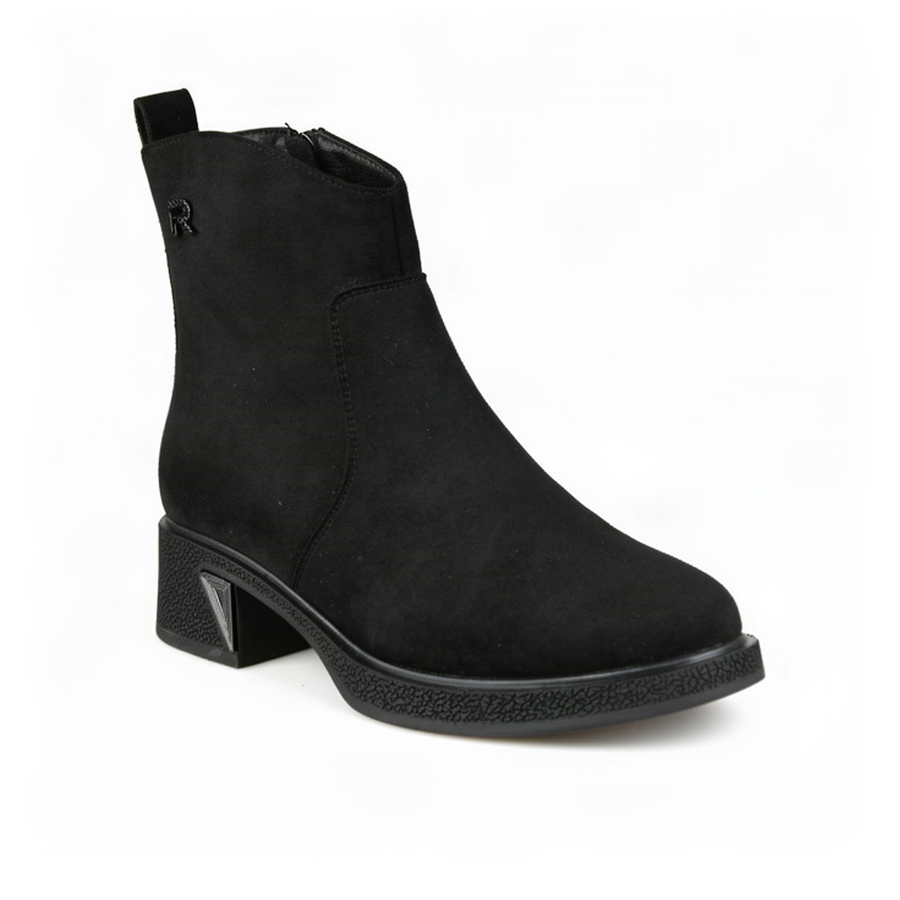 botine damă textil negru 0163396