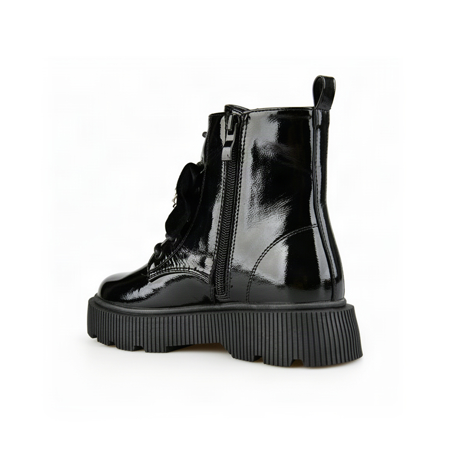 kids boots synthetic leather black 0162546