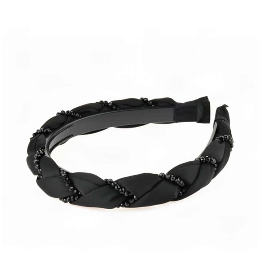 diademă pentru păr damă textil/polipropilenă maro deschis 0166296