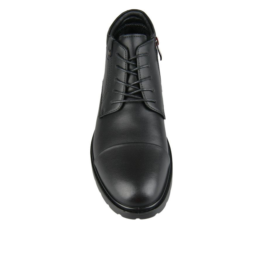 botine bărbați piele naturală negru 0162769