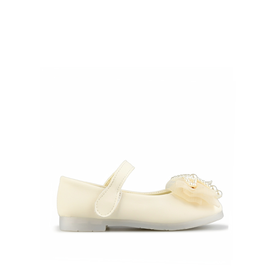 kids shoes synthetic leather light beige 0161783