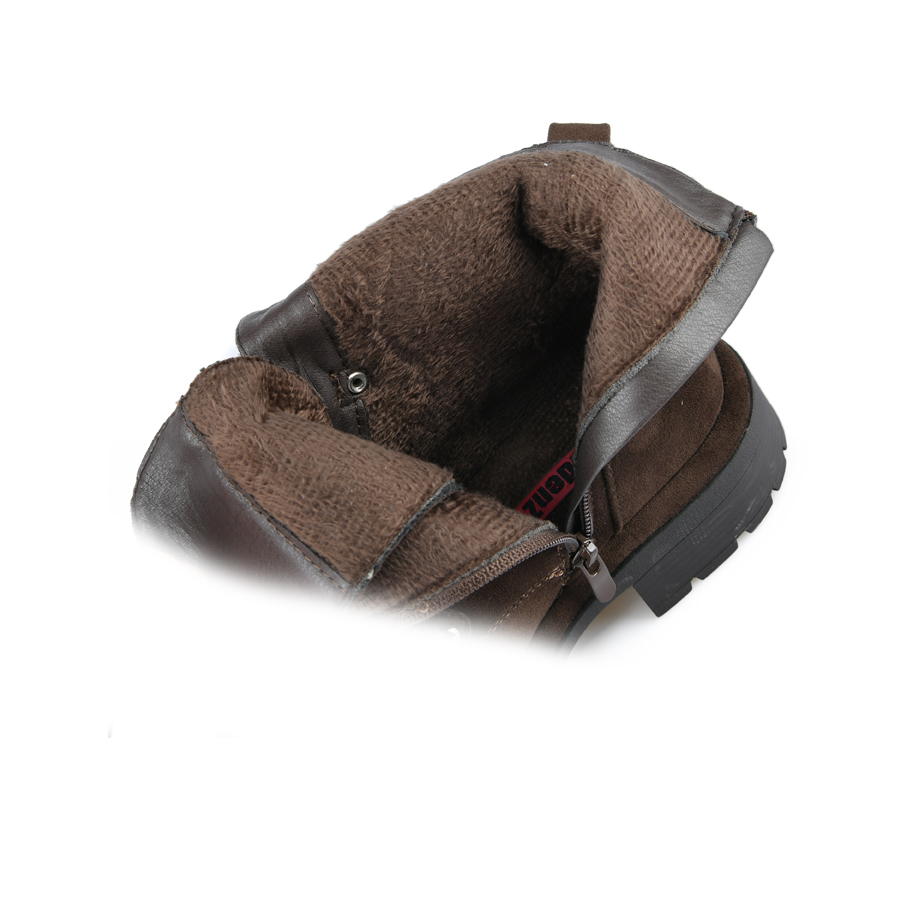 botine damă textil maro 0162442