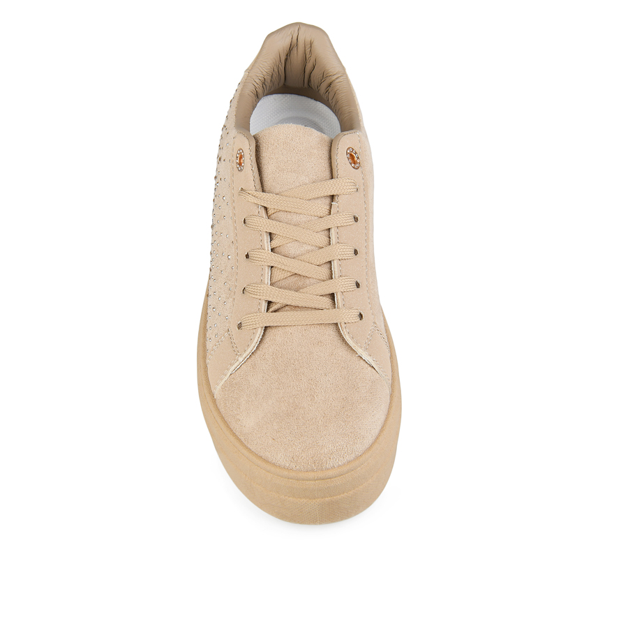 adidași damă piele ecologică/textil bej 0163310