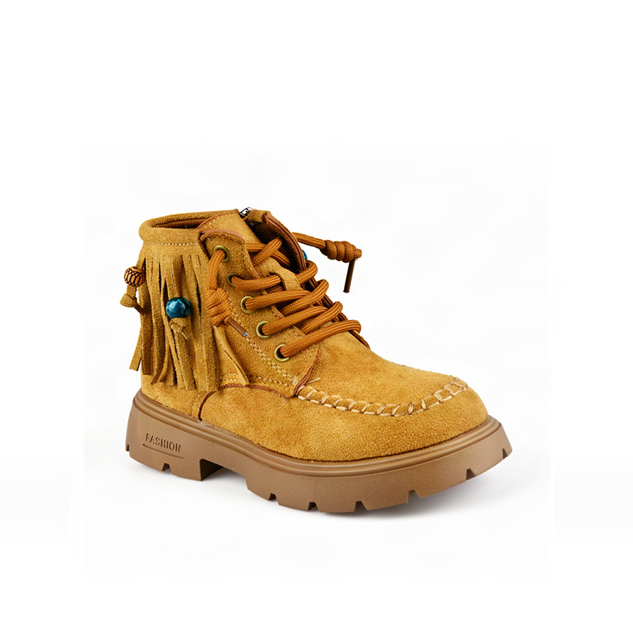 botine damă textil maro deschis 0164168
