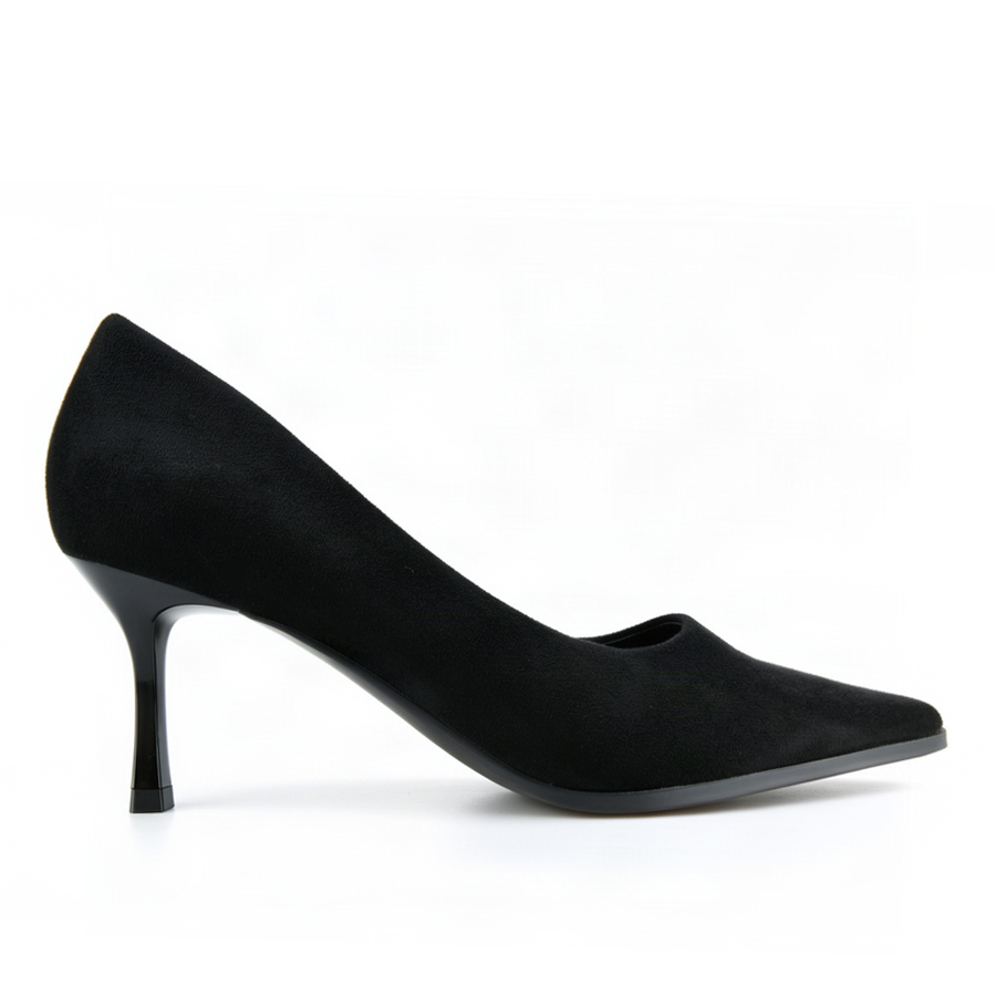 pantofi damă textil negru 0163009