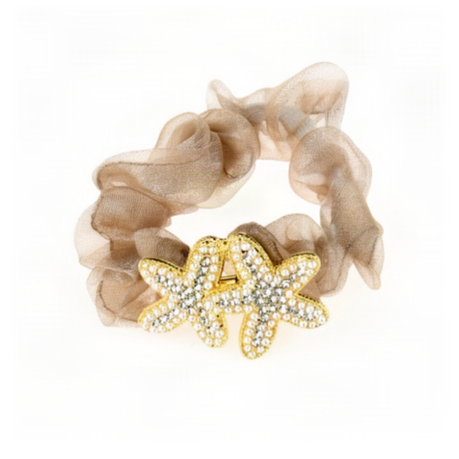 elastic de păr damă textil/policarbonat gri 0166304