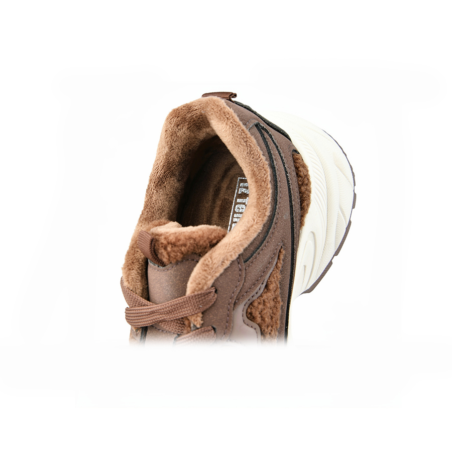 adidași damă textil/piele ecologică maro 0162719