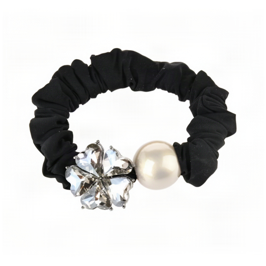 elastic de păr damă textil/policarbonat negru 0166305