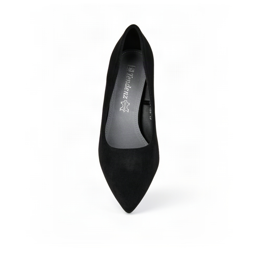 pantofi damă textil negru 0163024