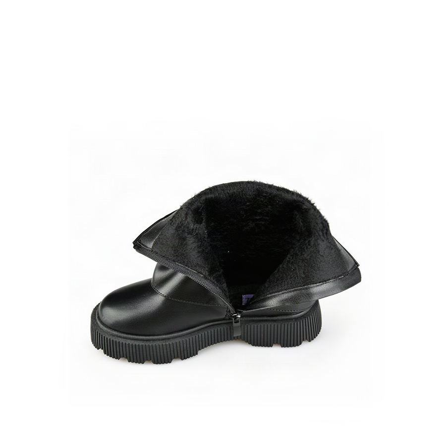 kids boots synthetic leather black 0162547