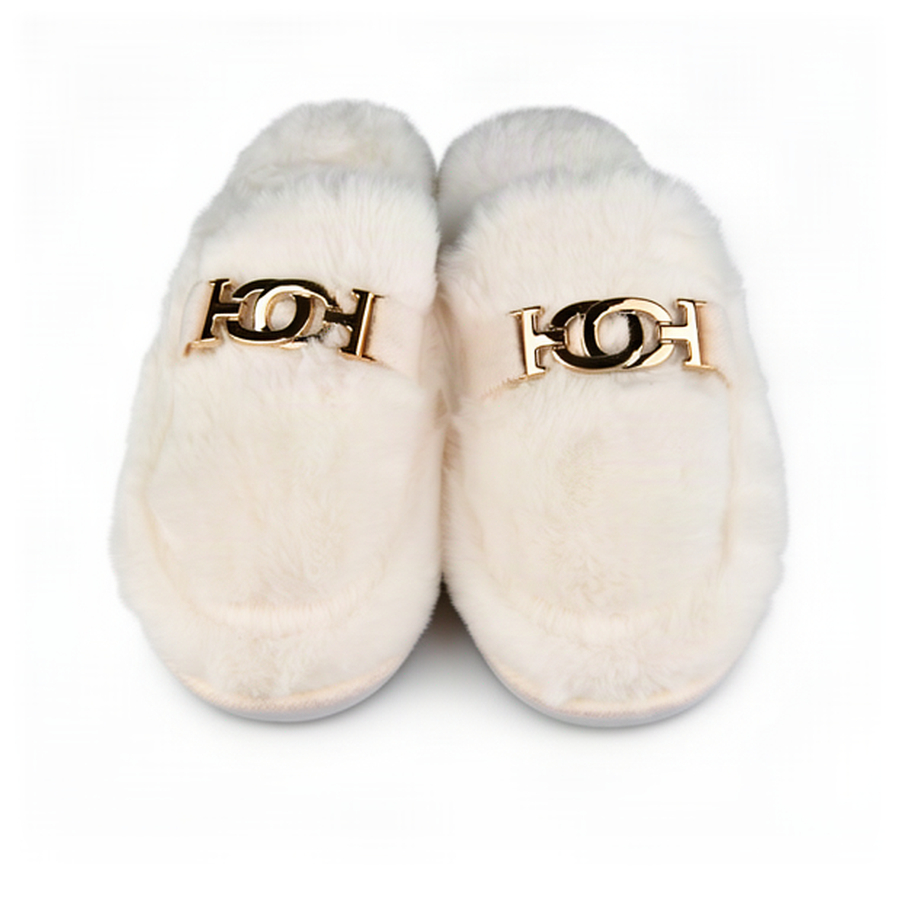 lady's slippers textiles white 0162080