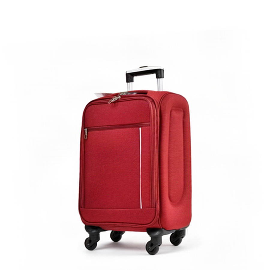 small suitcase textile bordeaux 0163708
