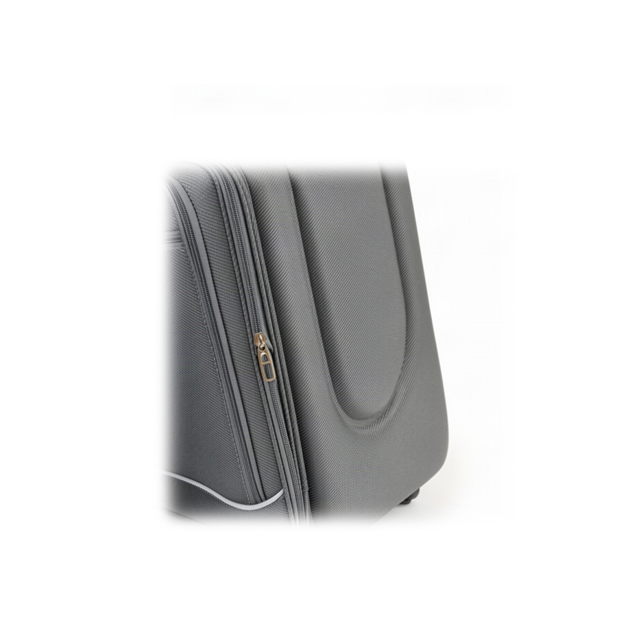 small suitcase textile grey 0163729