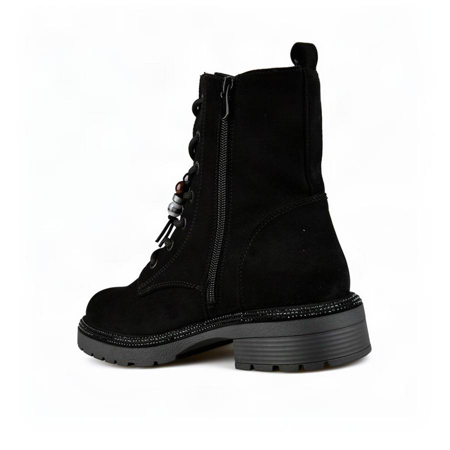 botine damă textil negru 0162440