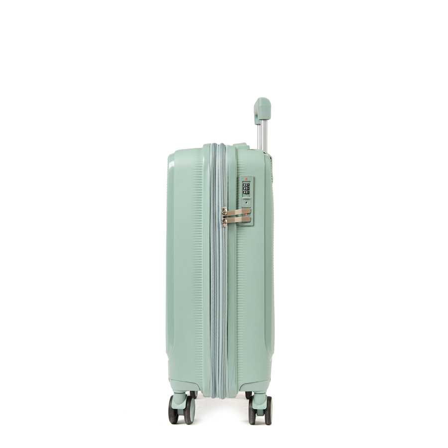 small suitcase polypropylene green 0161412