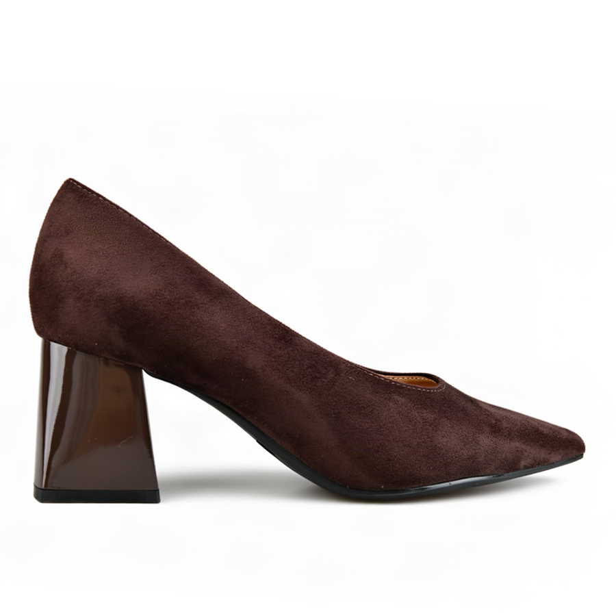 pantofi damă textil maro 0163254