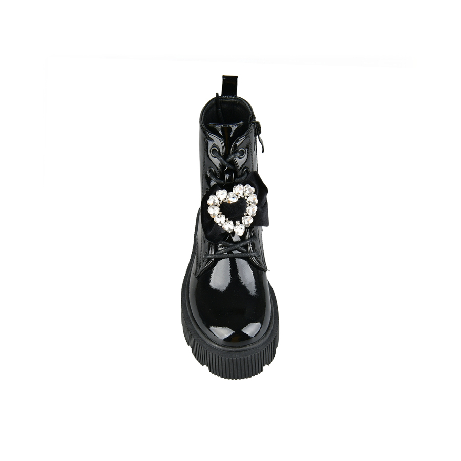 kids boots synthetic leather black 0162546