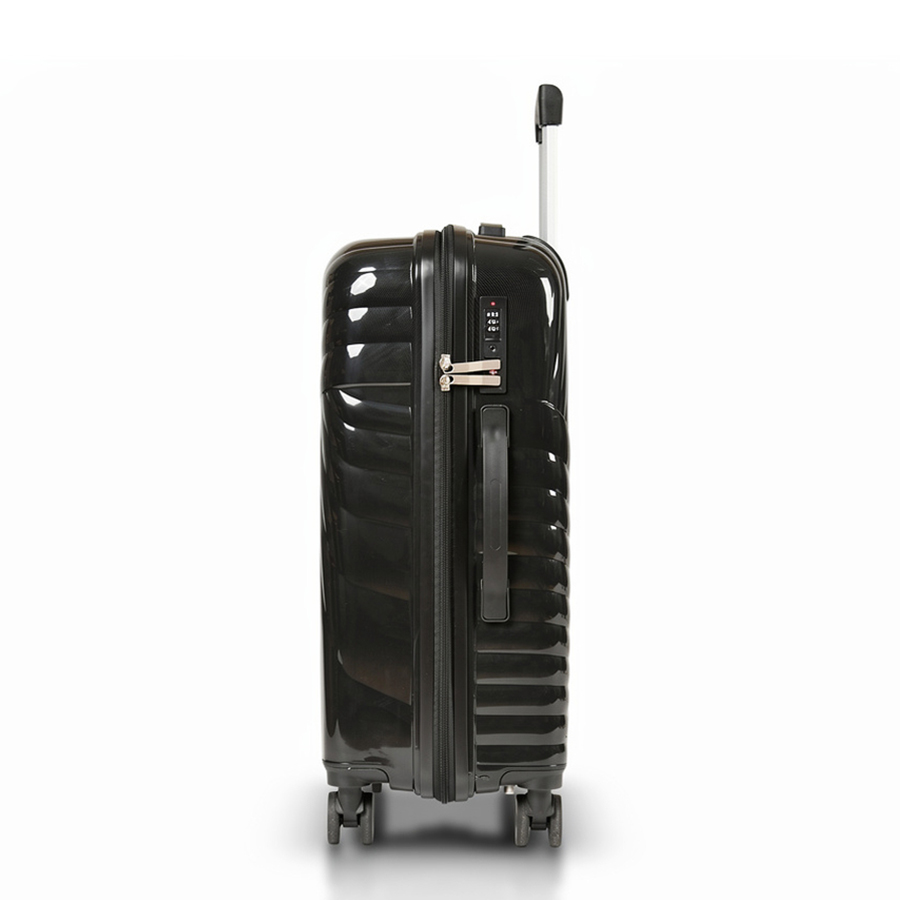 medium suitcase polypropylene black 0161602