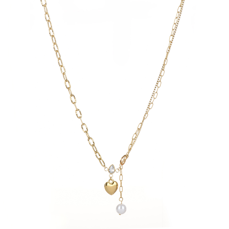 lady's necklace steel gold 0164771