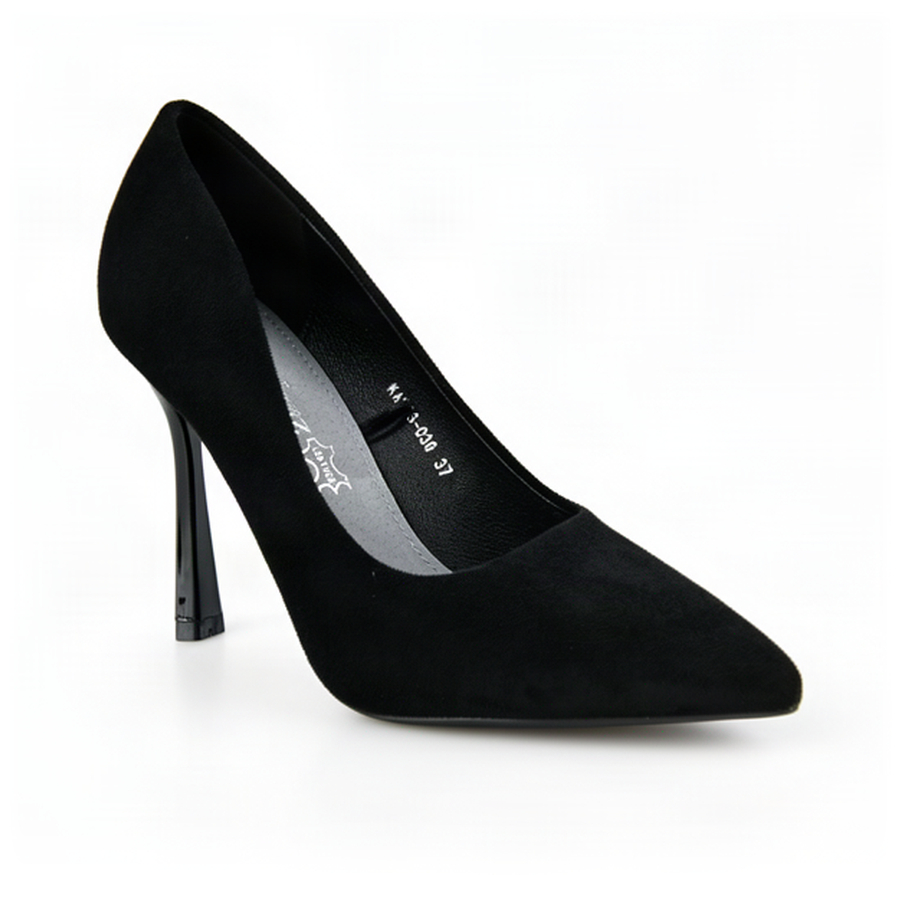 pantofi damă textil negru 0163024