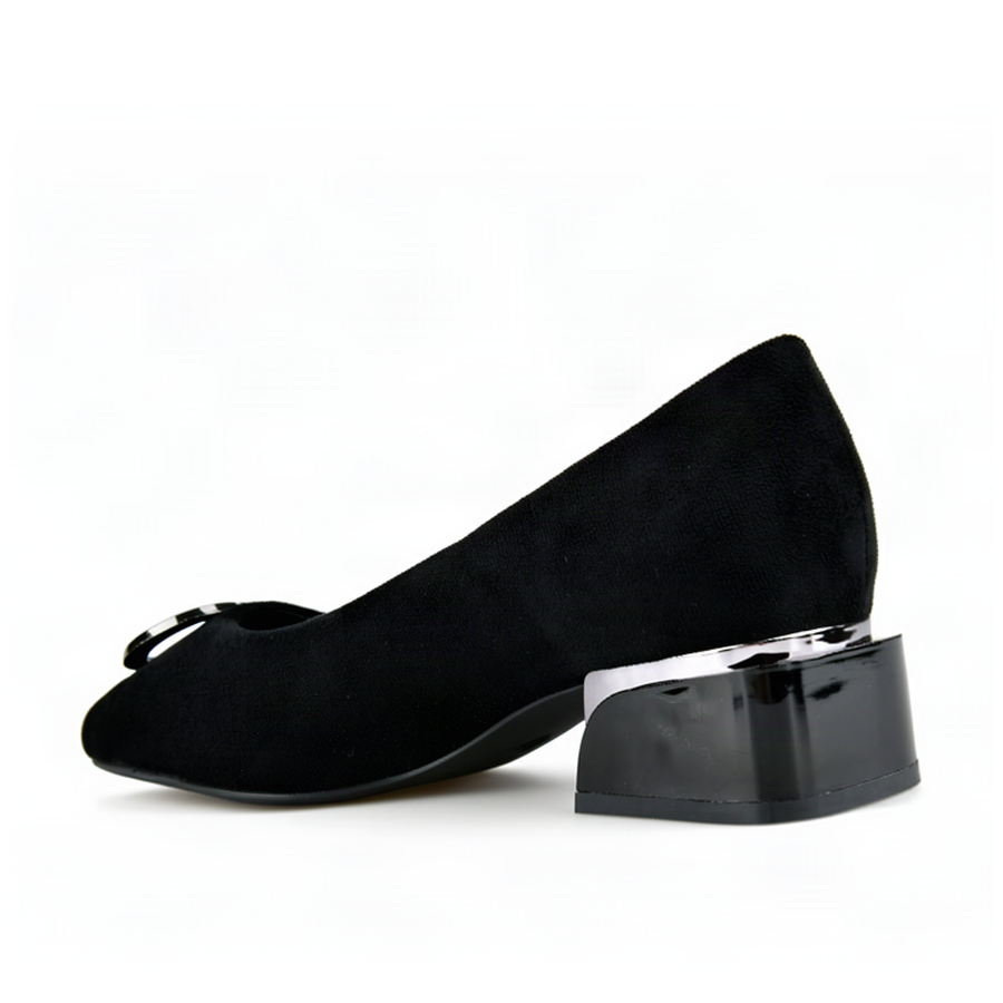 pantofi damă textil negru 0163032