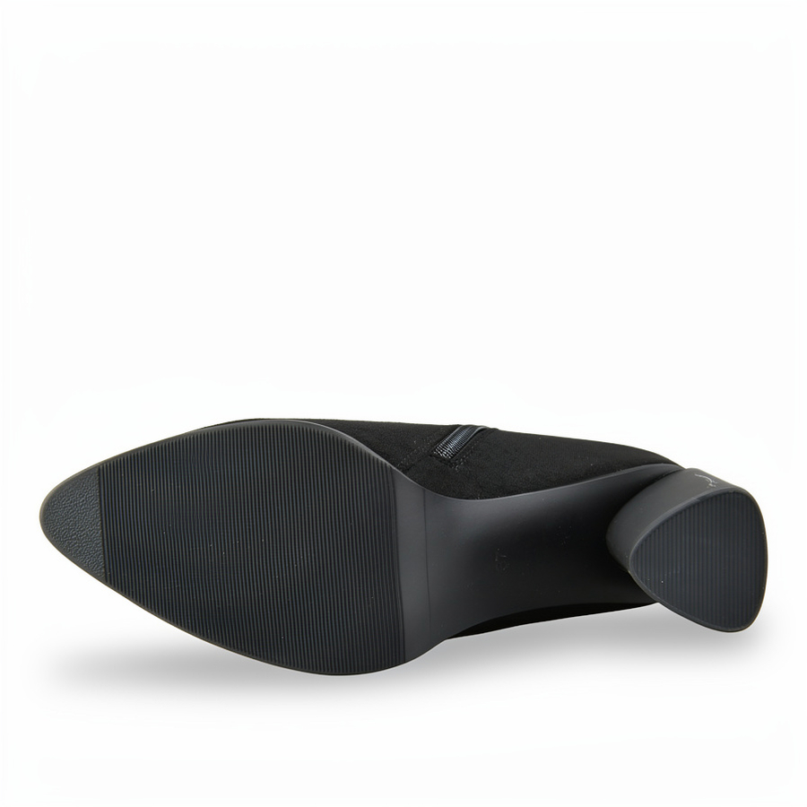 botine damă textil negru 0162059
