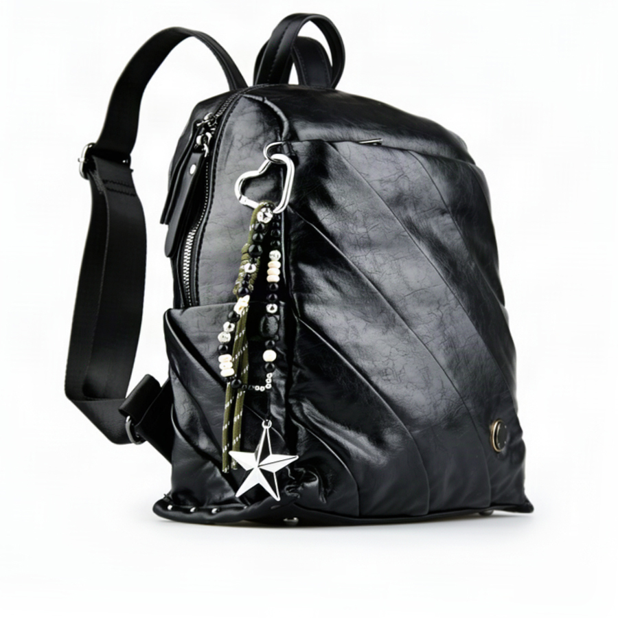 rucsac damă piele ecologică negru 0163171