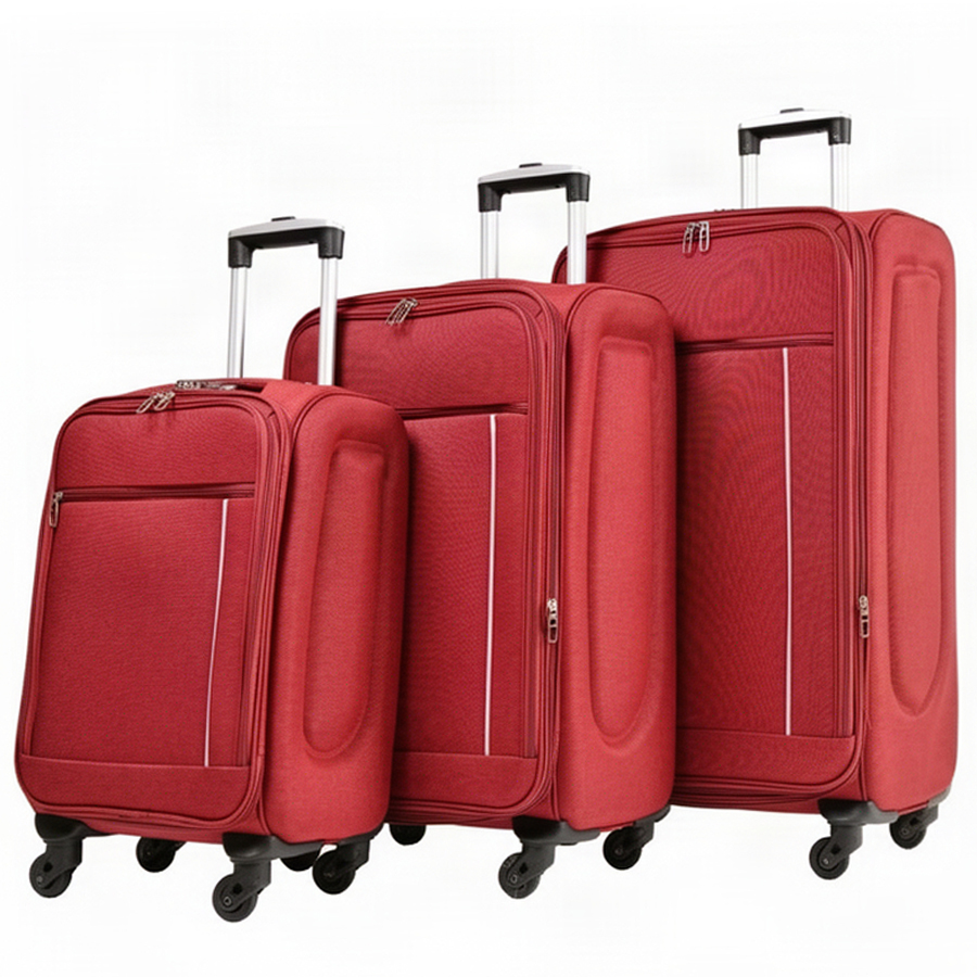 big suitcase textile bordeaux 0163710
