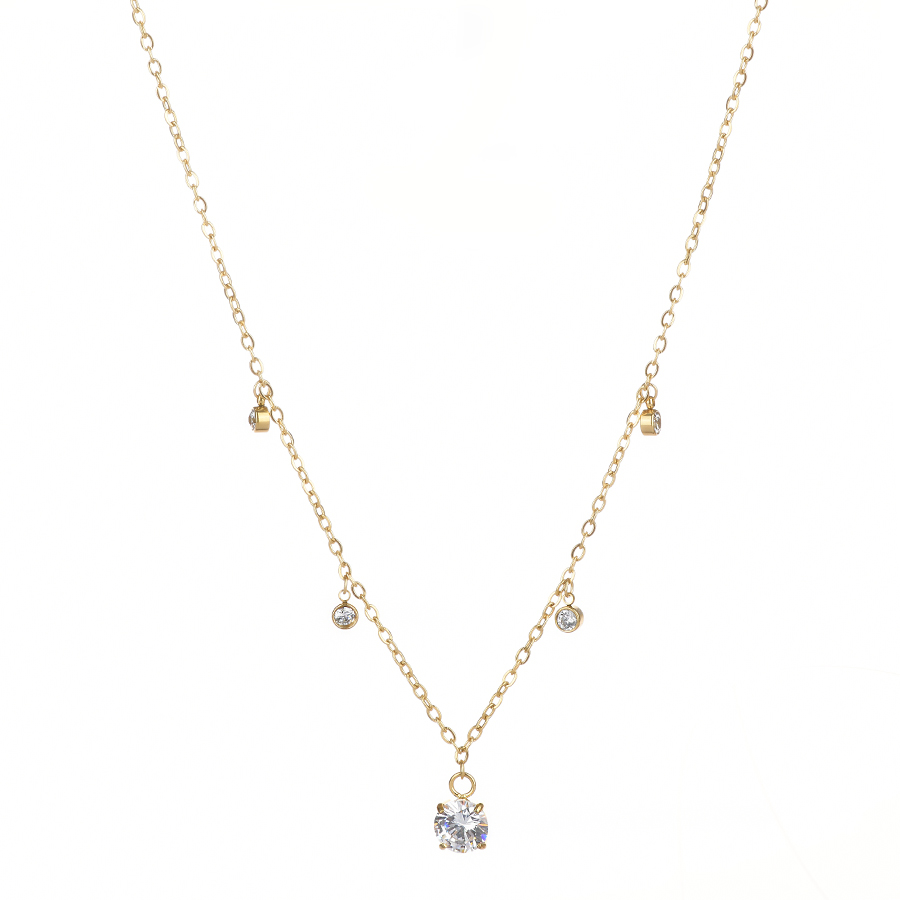 lady's necklace steel gold 0164768