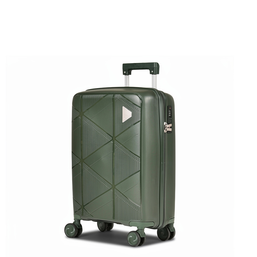 small suitcase polypropylene dark green 0161580