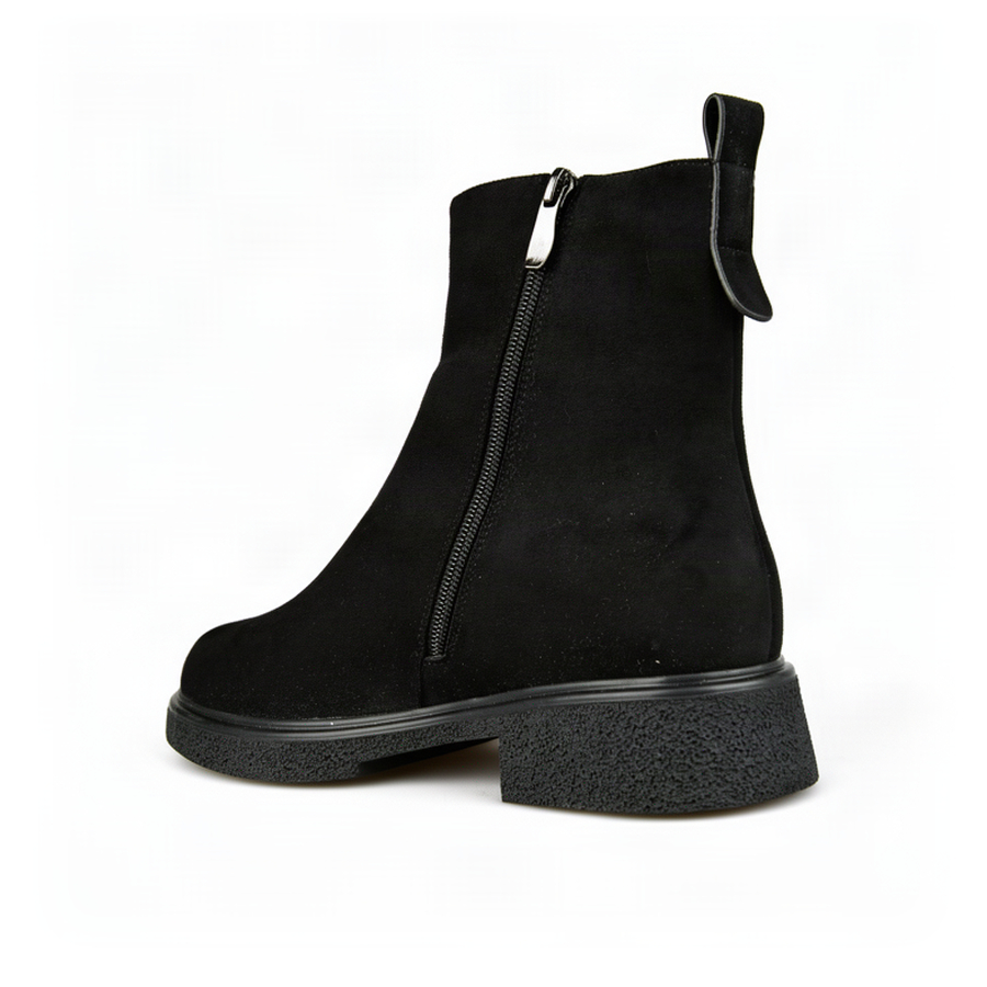 botine damă textil negru 0163398