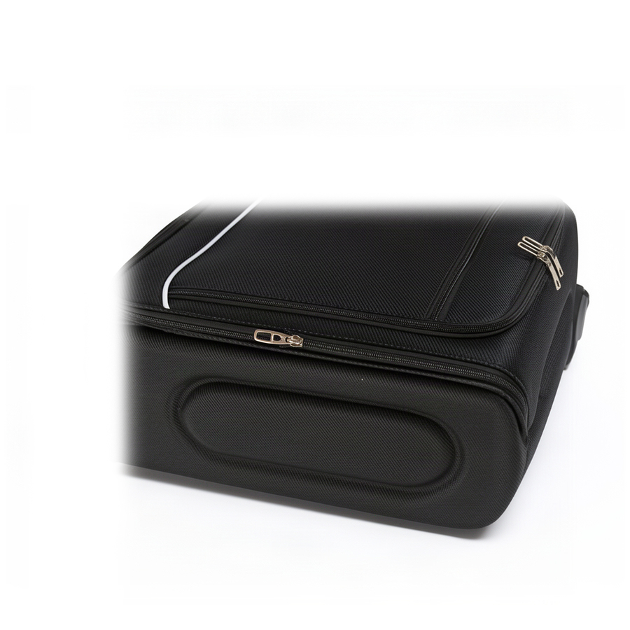big suitcase textile black 0163725