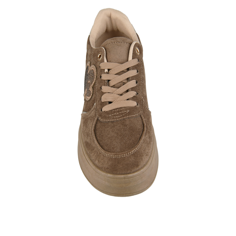 adidași damă textil/piele ecologică bej 0163360
