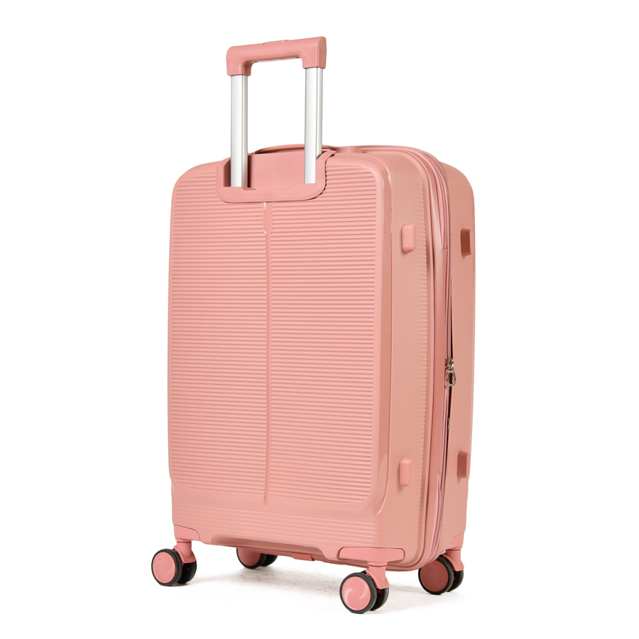 medium suitcase polypropylene pink 0161410