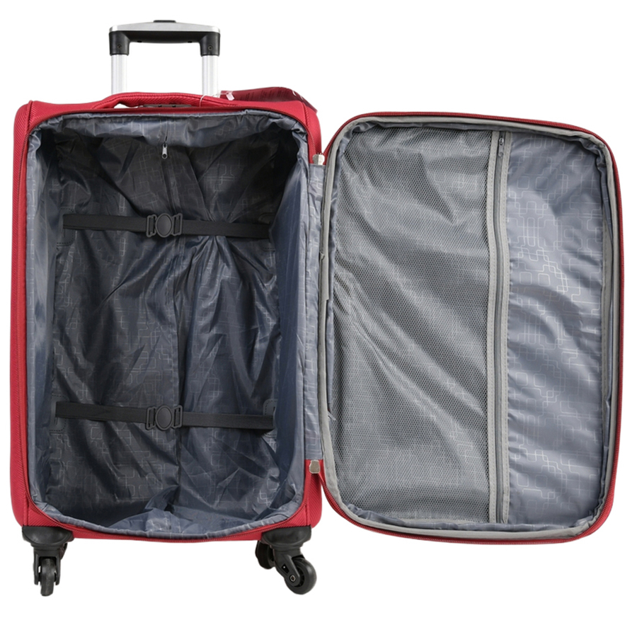 big suitcase textile red 0163734
