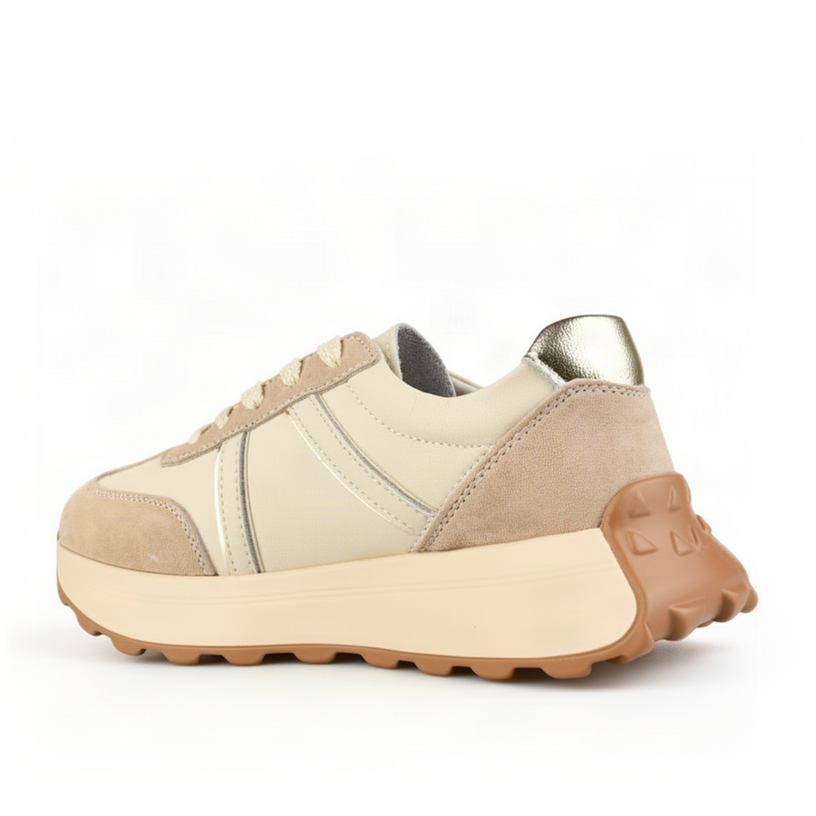adidași damă piele naturală bej 0163185