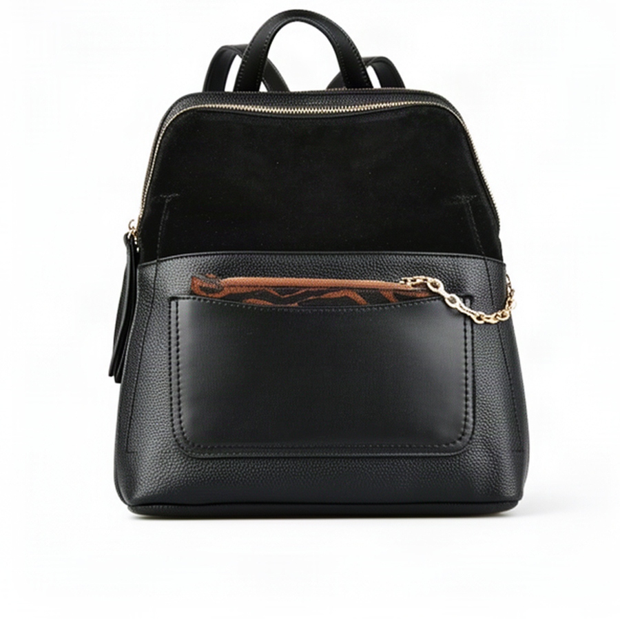 rucsac damă piele naturală/piele ecologică negru 0163165