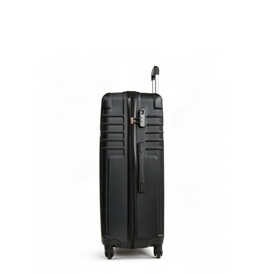 small suitcase ABS plastic black 0163684