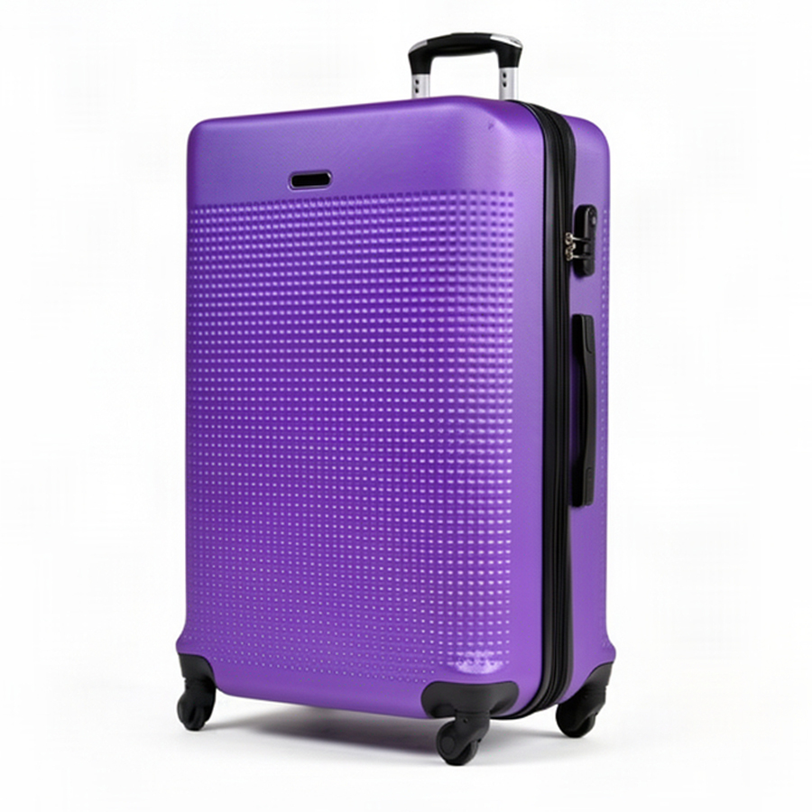 big suitcase ABS plastic purple 0163689
